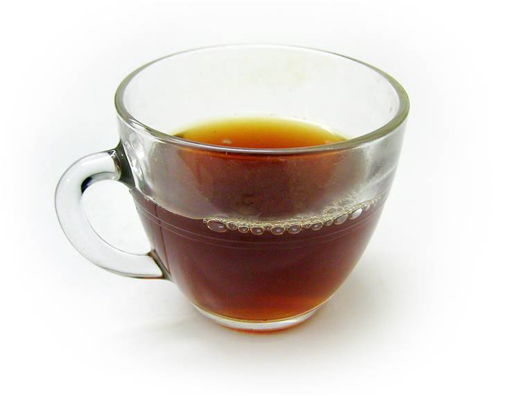 Black tea cup