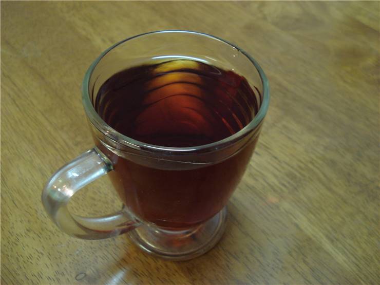Caffeine content in black tea cup