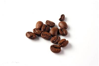 Caffeine from coffee beans